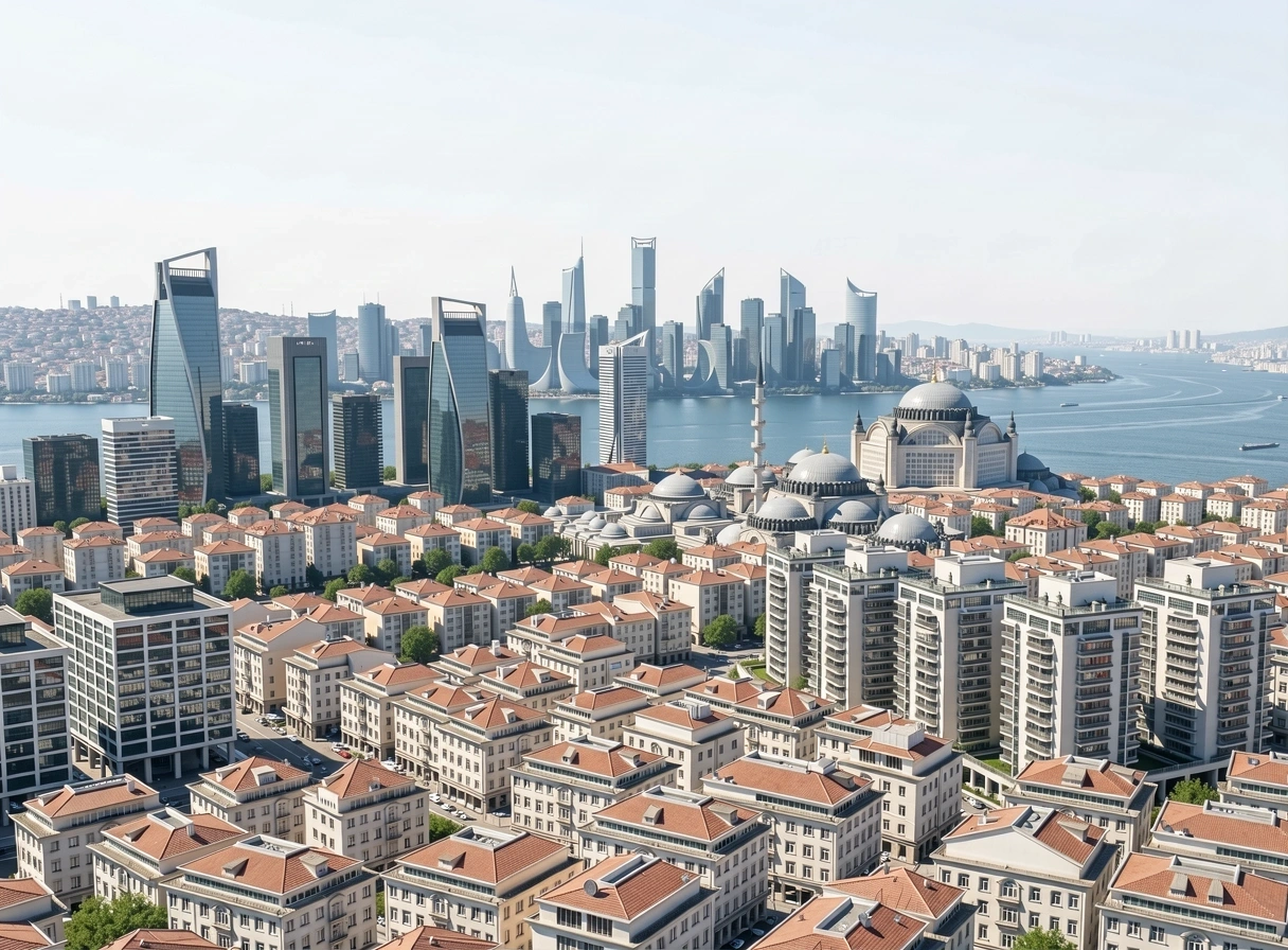 Istanbul financial district business landscape